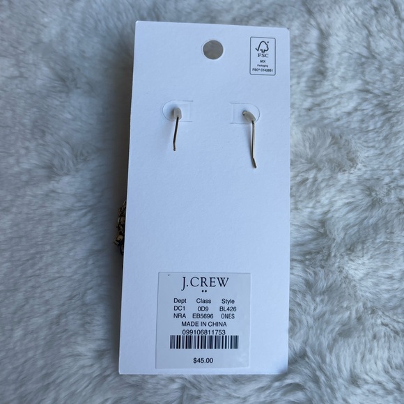 J.Crew Crystal dangly statement earrings - Picture 5 of 8